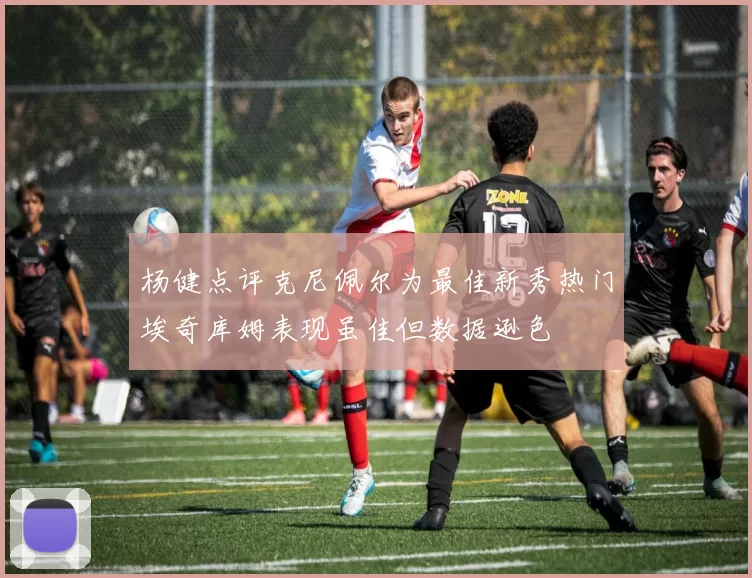 杨健点评克尼佩尔为最佳新秀热门埃奇库姆表现虽佳但数据逊色